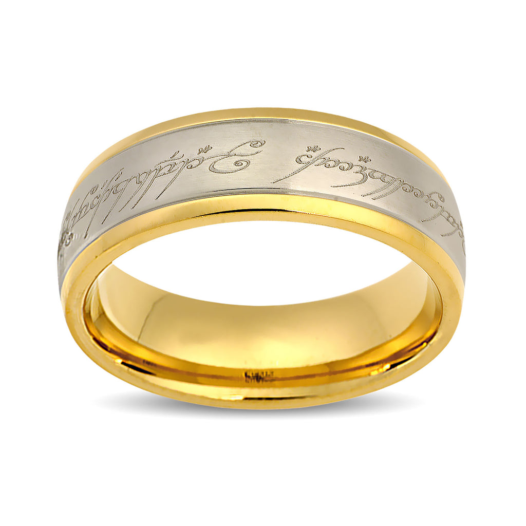 Imagen del producto El Señor de los Anillos - El Anillo Único Acero Inoxidable Chapado en Oro