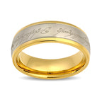 Imagen del producto El Señor de los Anillos - El Anillo Único Acero Inoxidable Chapado en Oro