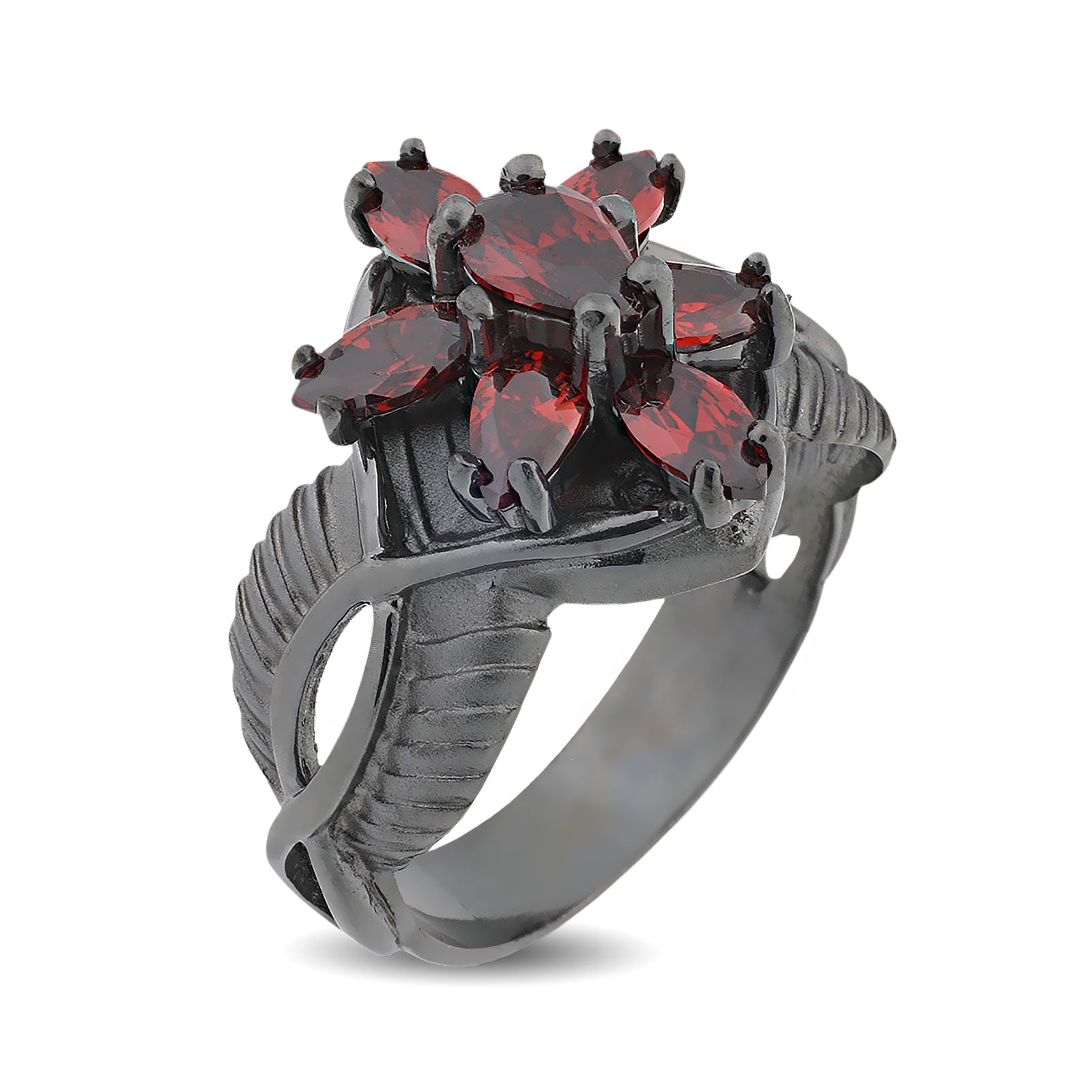 Imagen del producto Anillo Estrella de la Tarde de Arwen rojo Colección Dark Years