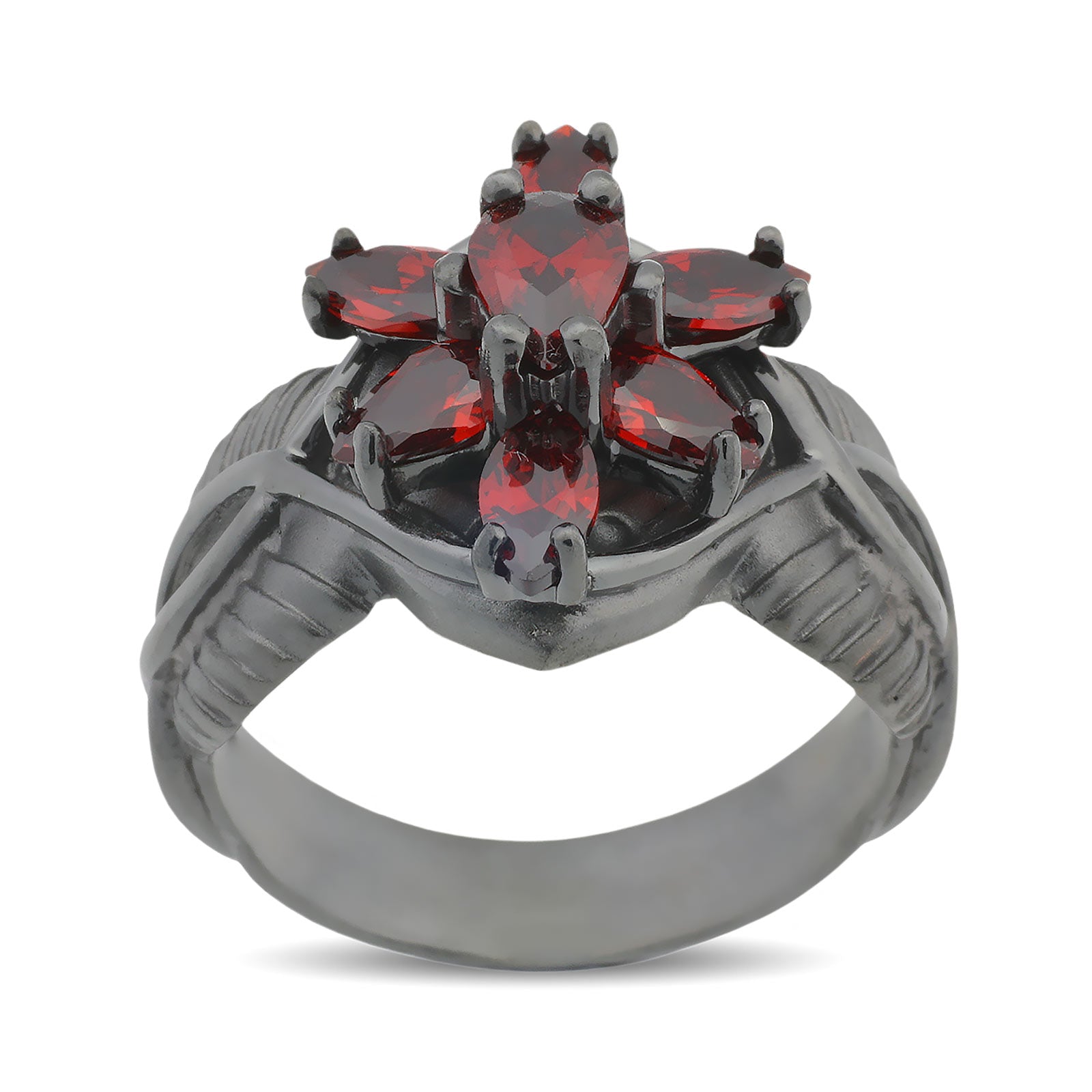 Imagen del producto Anillo Estrella de la Tarde de Arwen rojo Colección Dark Years