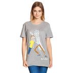 Imagen del producto Rick y Morty - Camiseta desgastada de Morty Eye Edit gris