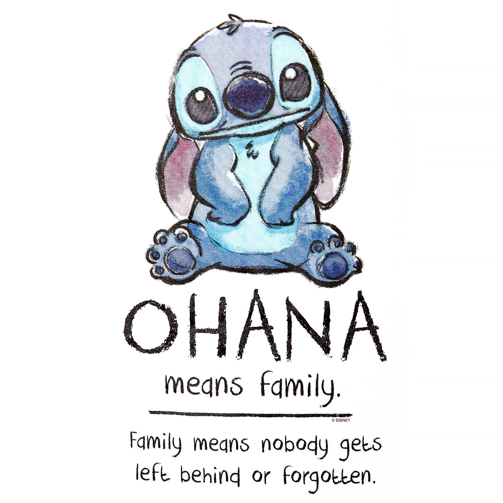 Imagen del producto Lilo & Stitch - Ohana Significa Familia Camiseta de Mujer Blanca