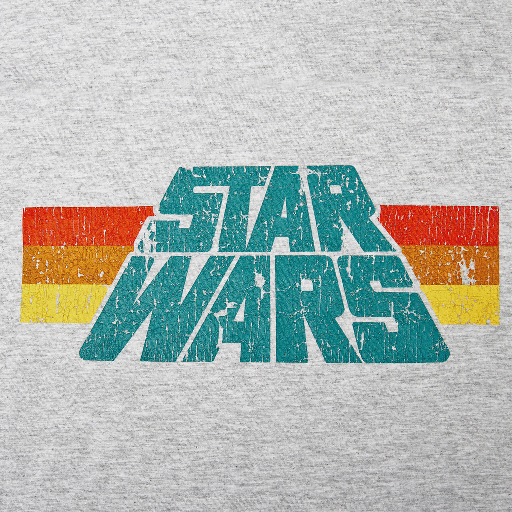 Imagen del producto Star Wars - Camiseta con logo vintage 77 gris
