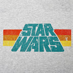 Imagen del producto Star Wars - Camiseta con logo vintage 77 gris