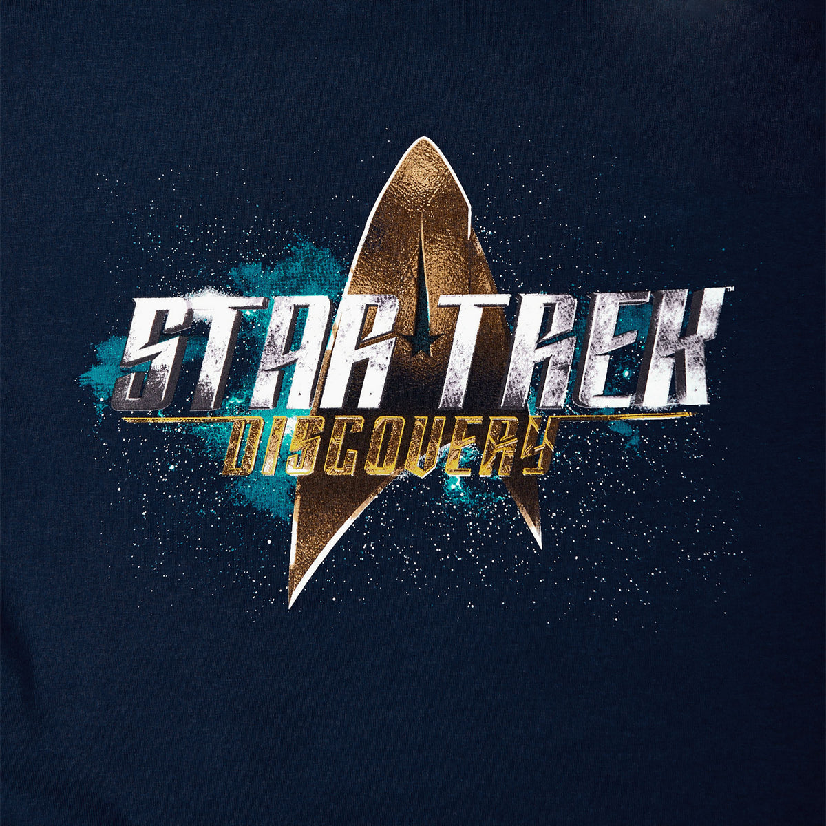 Imagen del producto Star Trek - Camiseta azul con el logo de Discovery