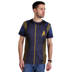 Imagen del producto Star Trek - Camiseta azul de uniforme del comandante Discovery