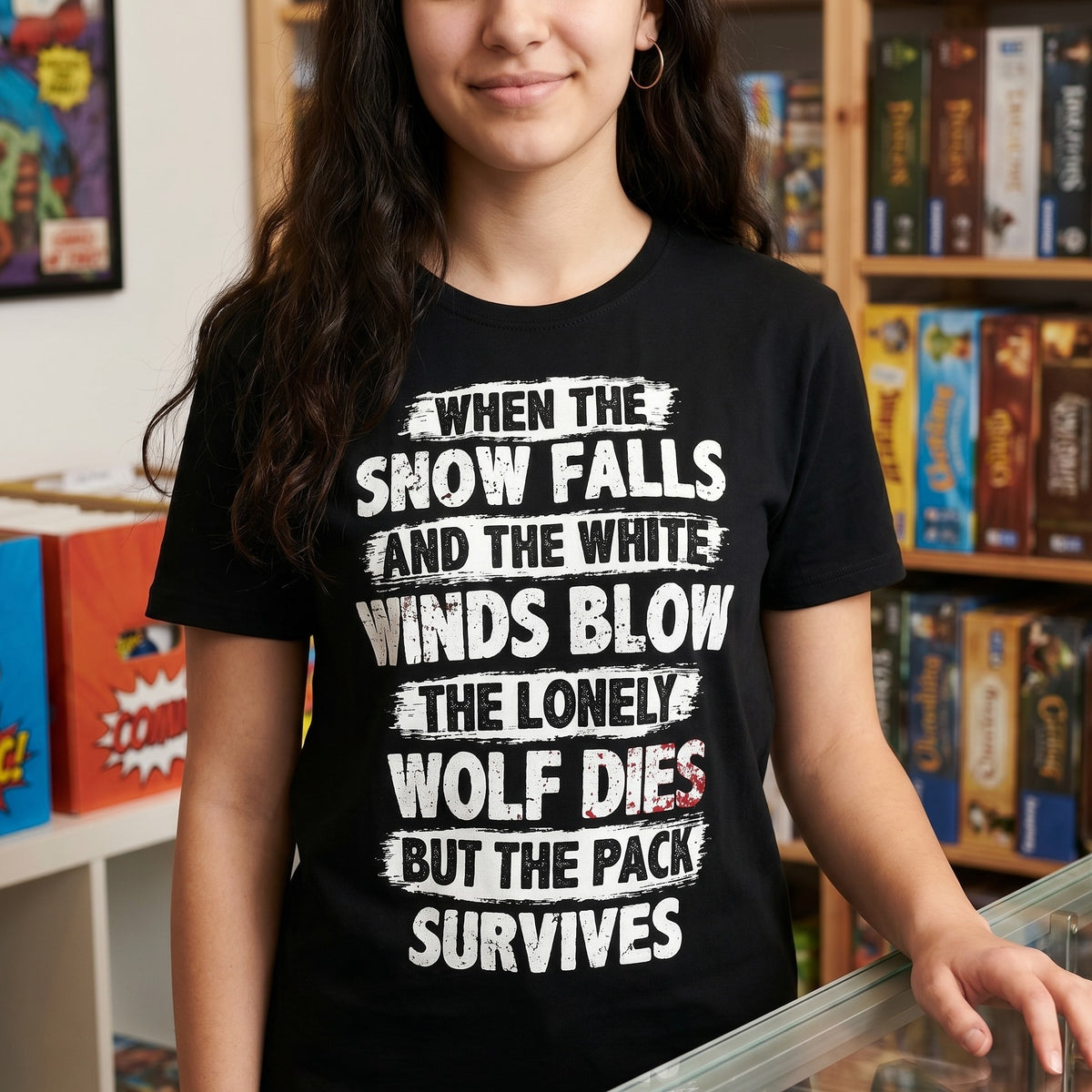 Imagen del producto La Manada Sobrevive Camiseta negra