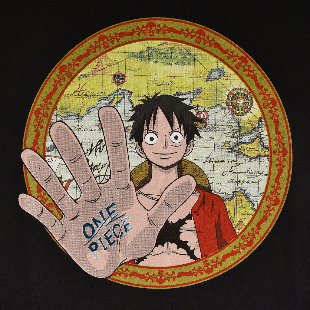 Imagen del producto One Piece - Camiseta Map Circle negra