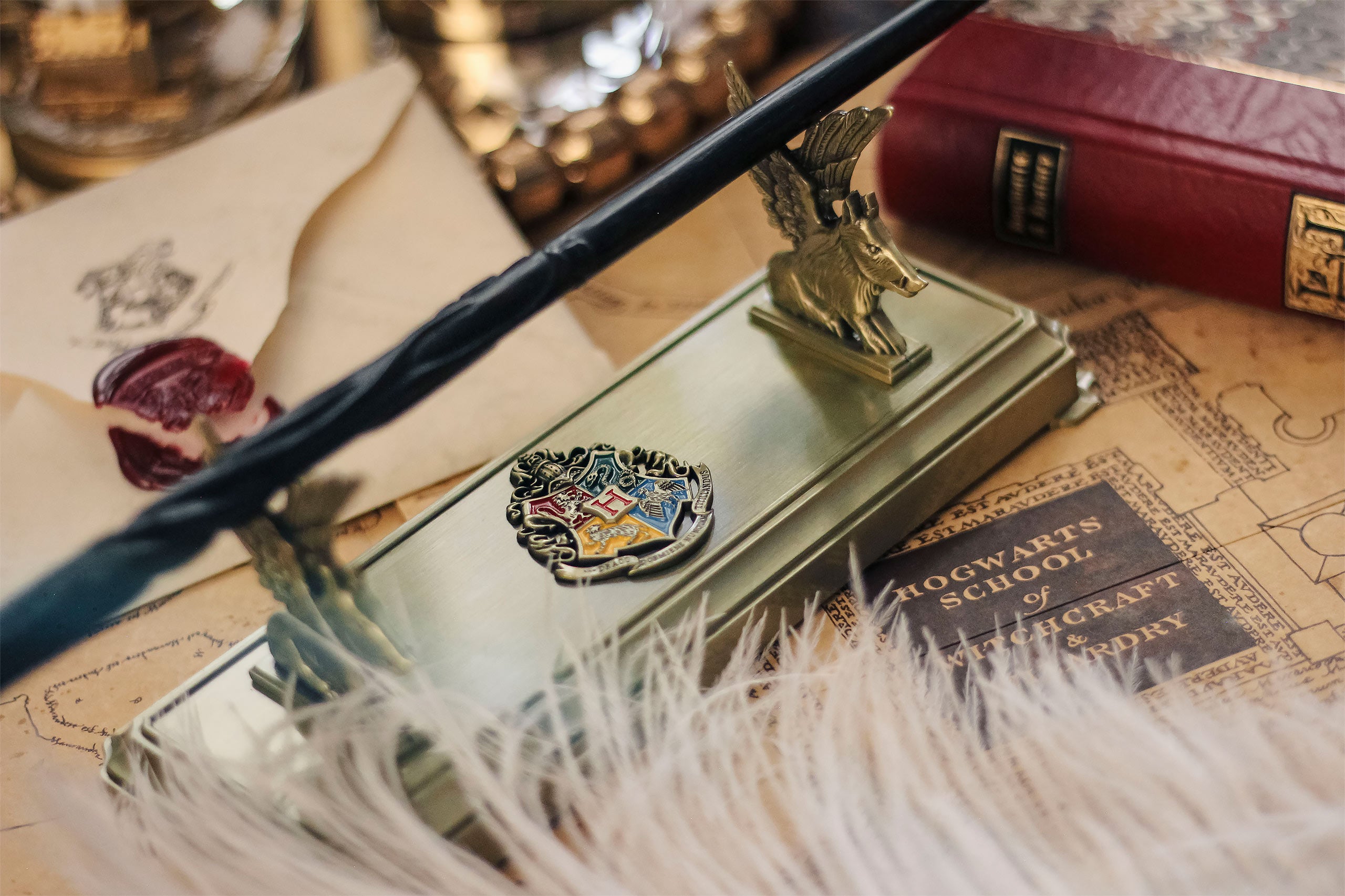 Imagen del producto Harry Potter - Soporte de varita mágica de Hogwarts