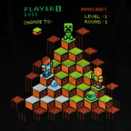 Imagen del producto Minecraft - Camiseta retro Miner Mountain negra