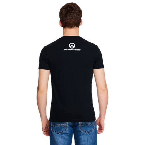 Imagen del producto Overwatch - Camiseta negra con logo de Tracer Spray