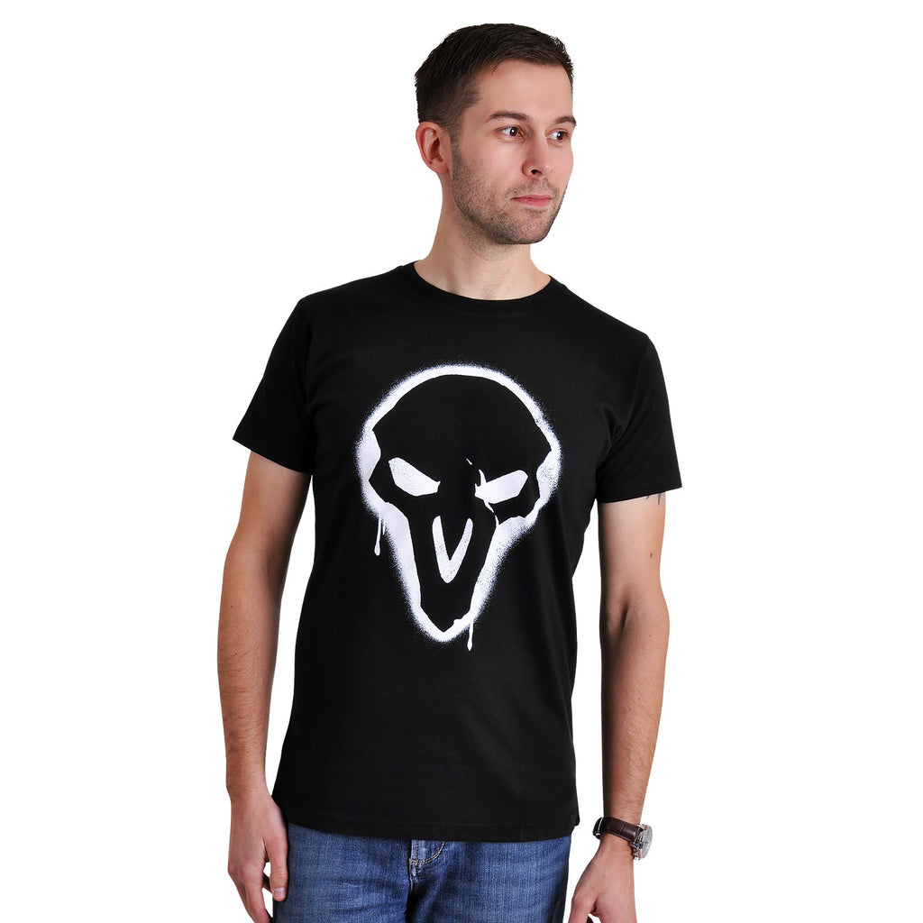 Imagen del producto Overwatch - Camiseta negra con logotipo de Reaper Spray