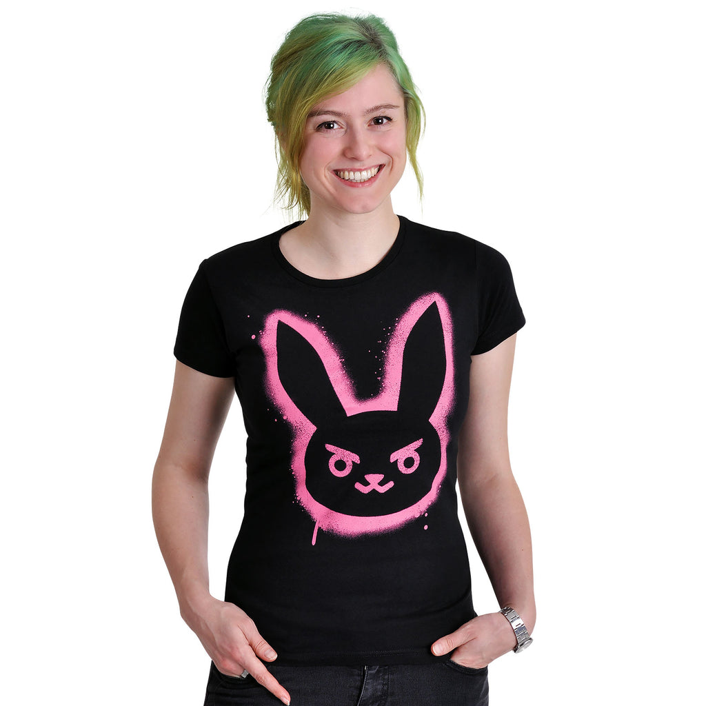 Product image Overwatch - D.VA Spray Logo Women's T-Shirt Black