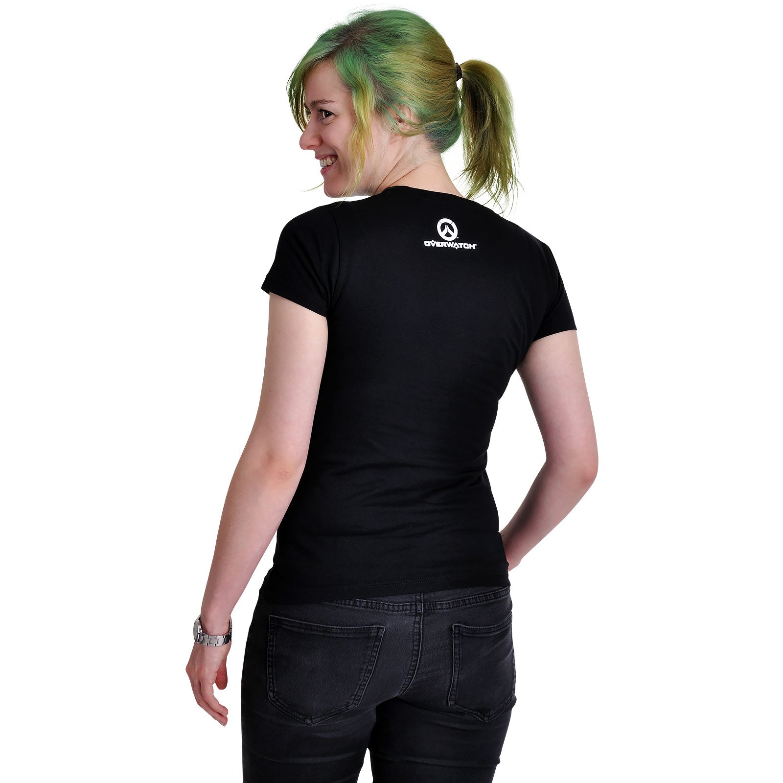 Product image Overwatch - D.VA Spray Logo Women's T-Shirt Black