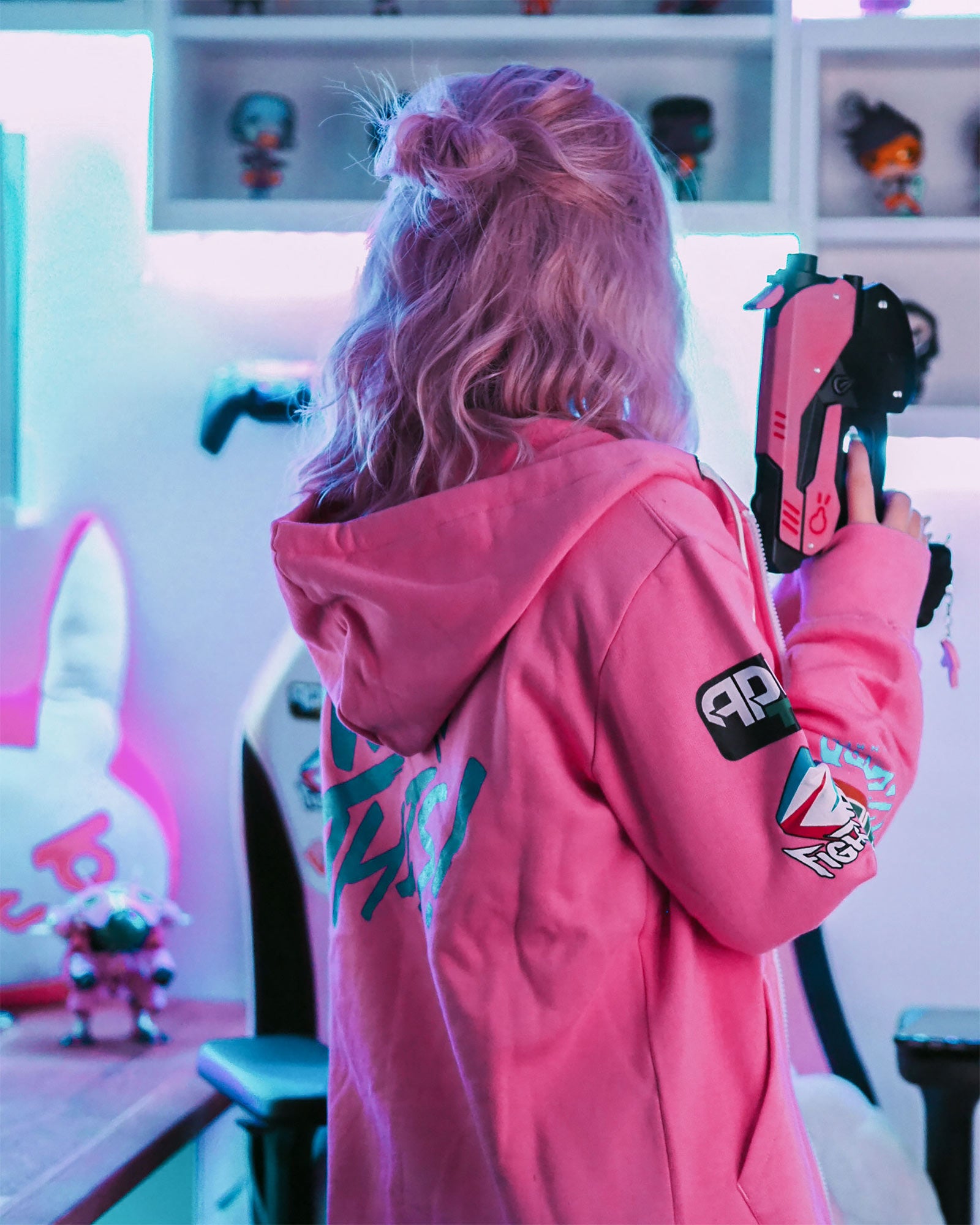 Imagen del producto Overwatch - Ultimate D.VA Chaqueta con capucha rosa