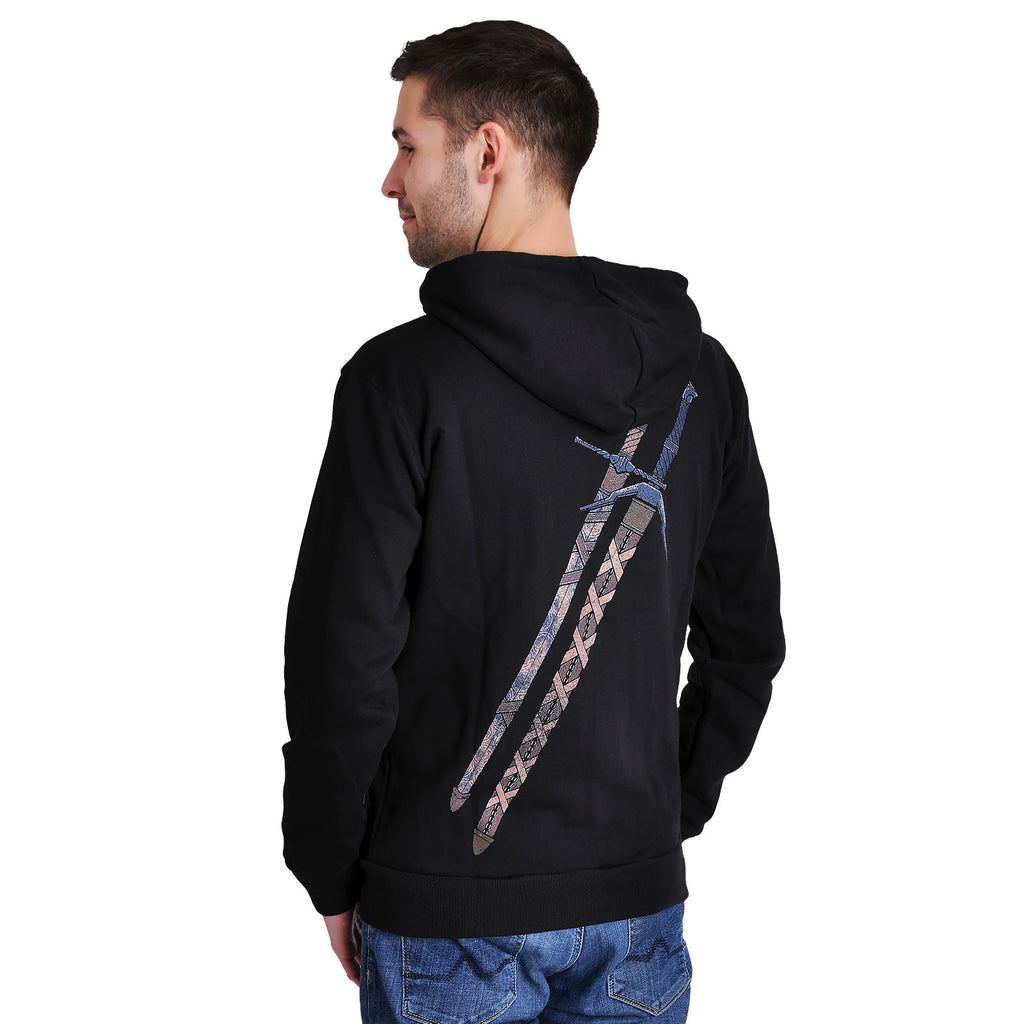 Imagen del producto Witcher - Chaqueta con capucha de acero y plata negra