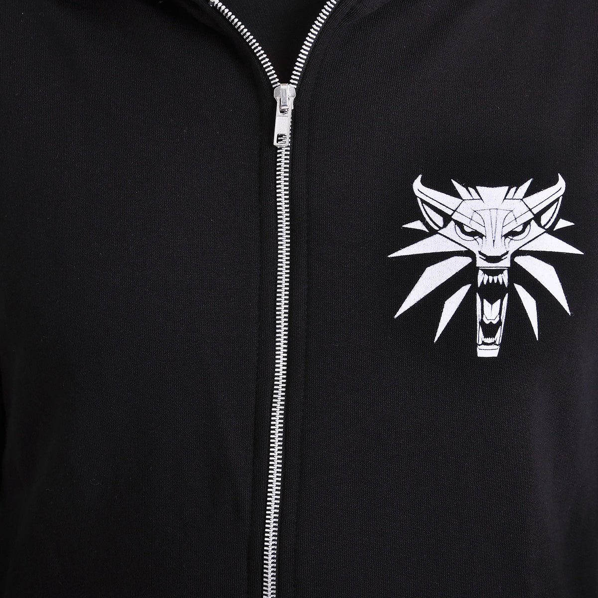 Imagen del producto Witcher - Chaqueta con capucha de acero y plata negra