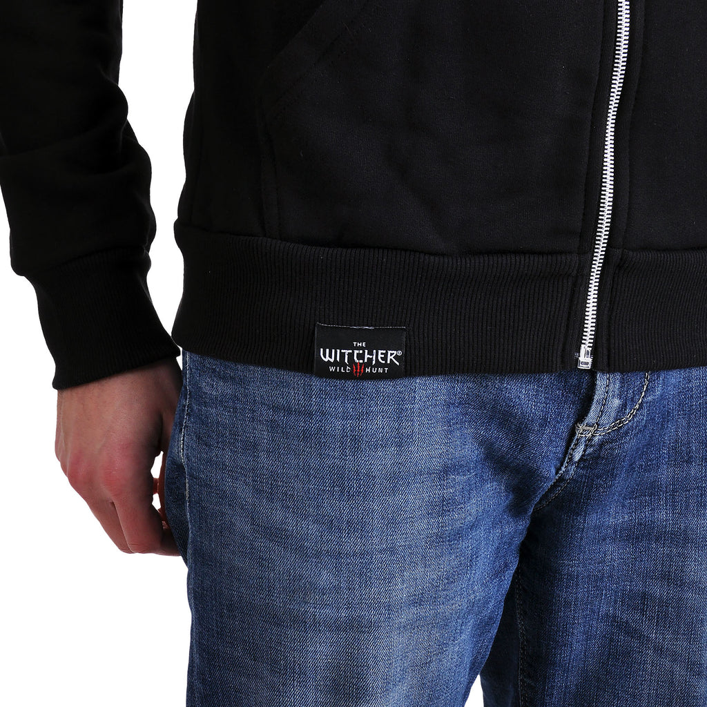 Imagen del producto Witcher - Chaqueta con capucha de acero y plata negra