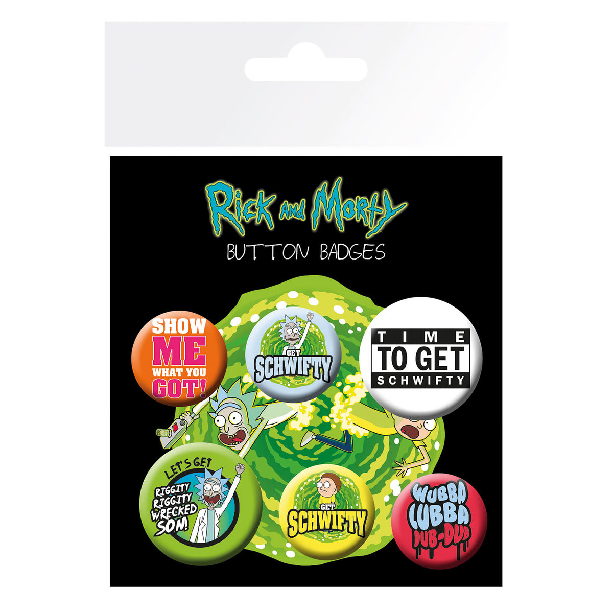 Imagen del producto Rick y Morty - Set de 6 botones