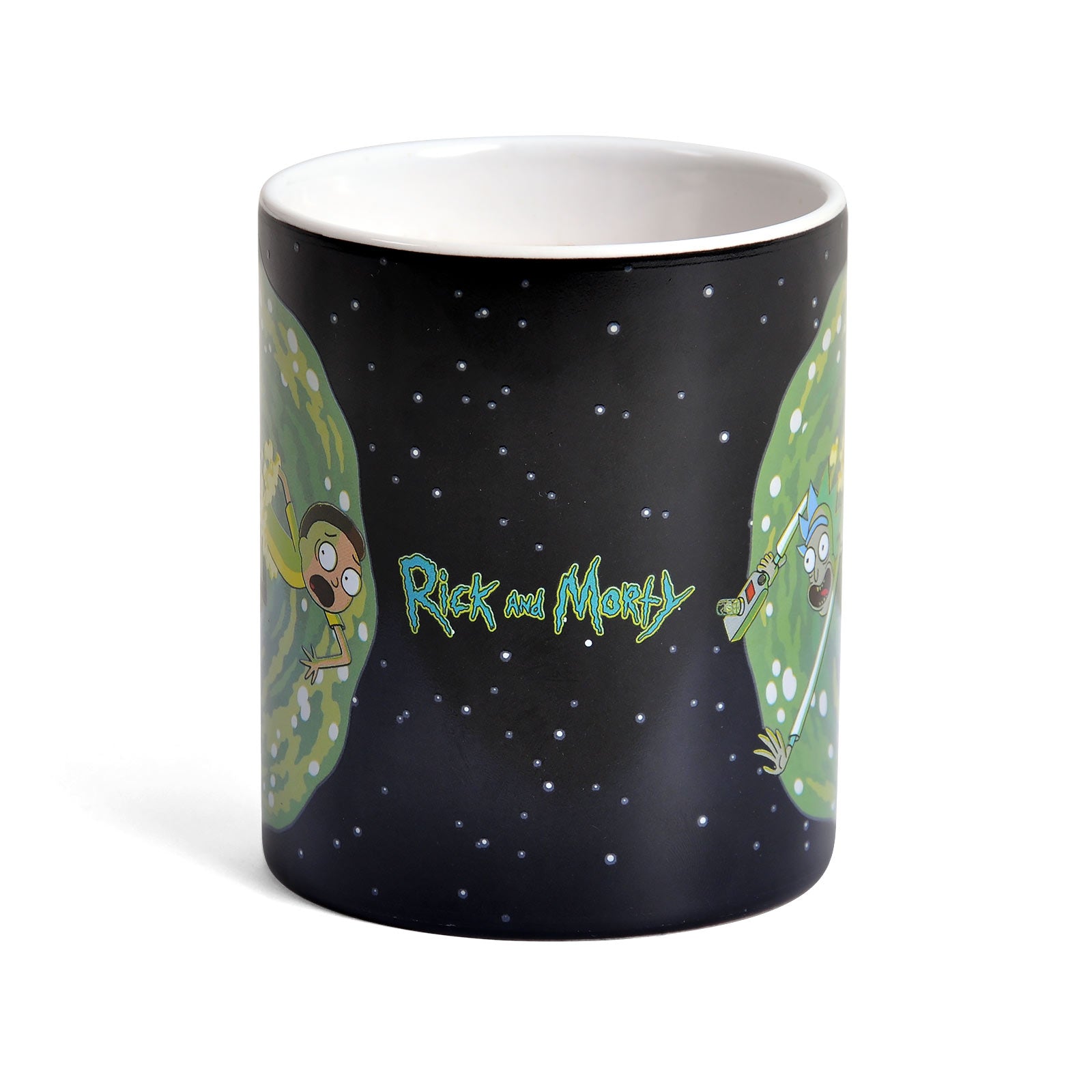 Imagen del producto Rick y Morty - Taza de efecto térmico del portal