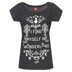 Imagen del producto Alicia en el país de las maravillas - Camiseta suelta para mujer en gris
