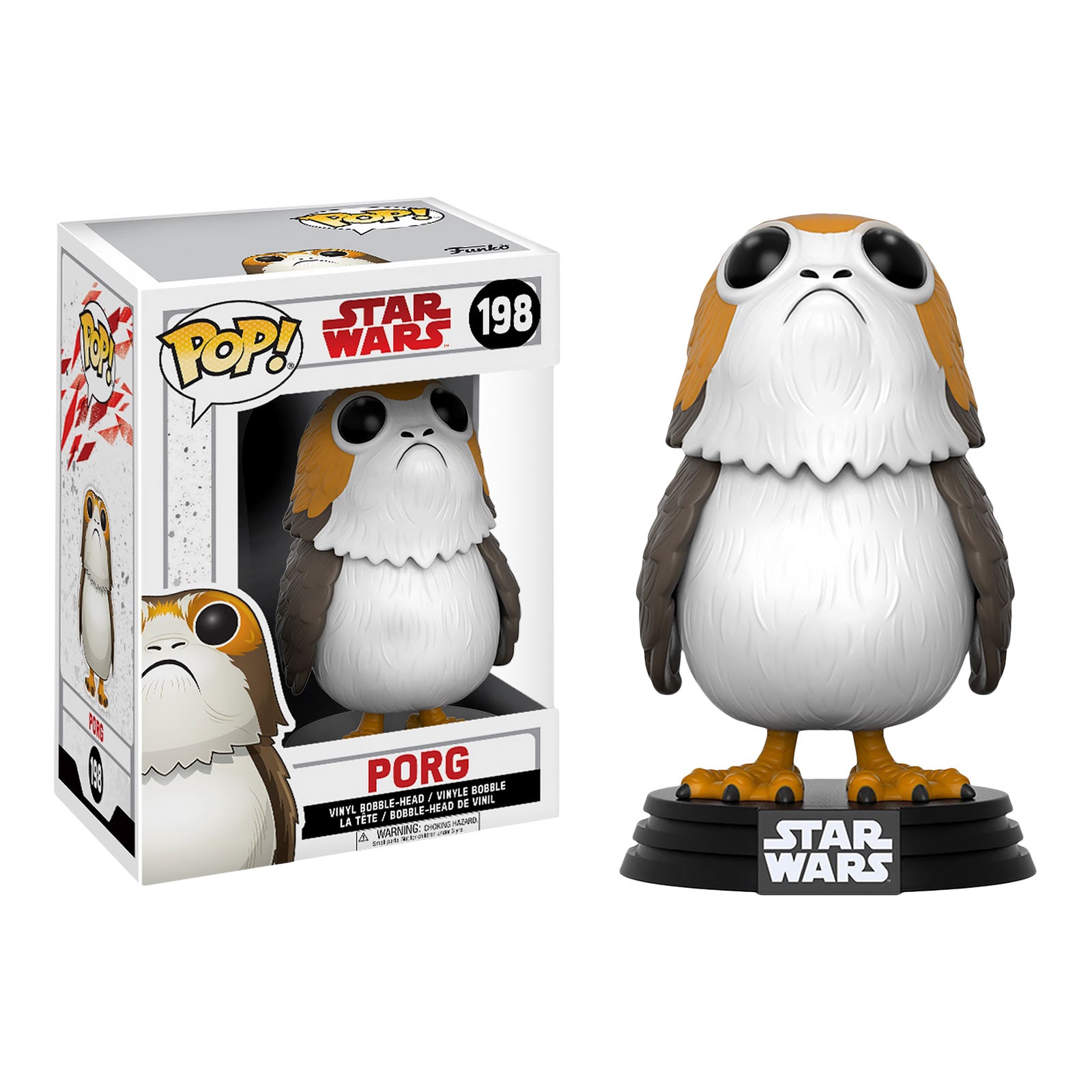 Imagen del producto Star Wars - Figura de Porg con cabeza oscilante