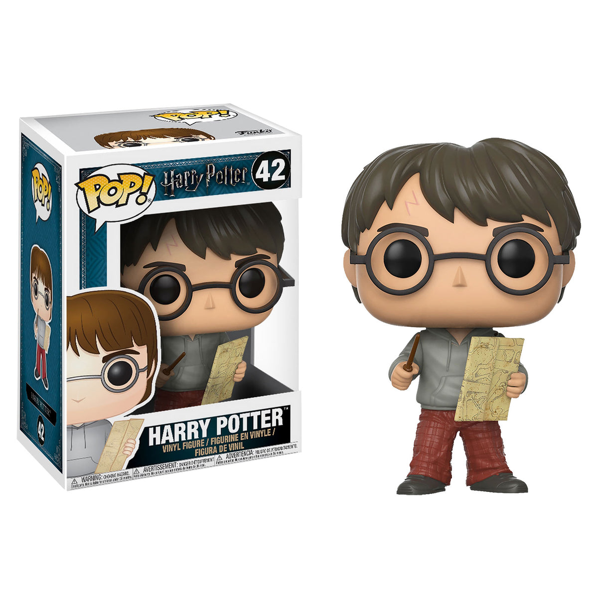 Imagen del producto Harry Potter con Figura Pop de Funko de Mapa del Merodeador