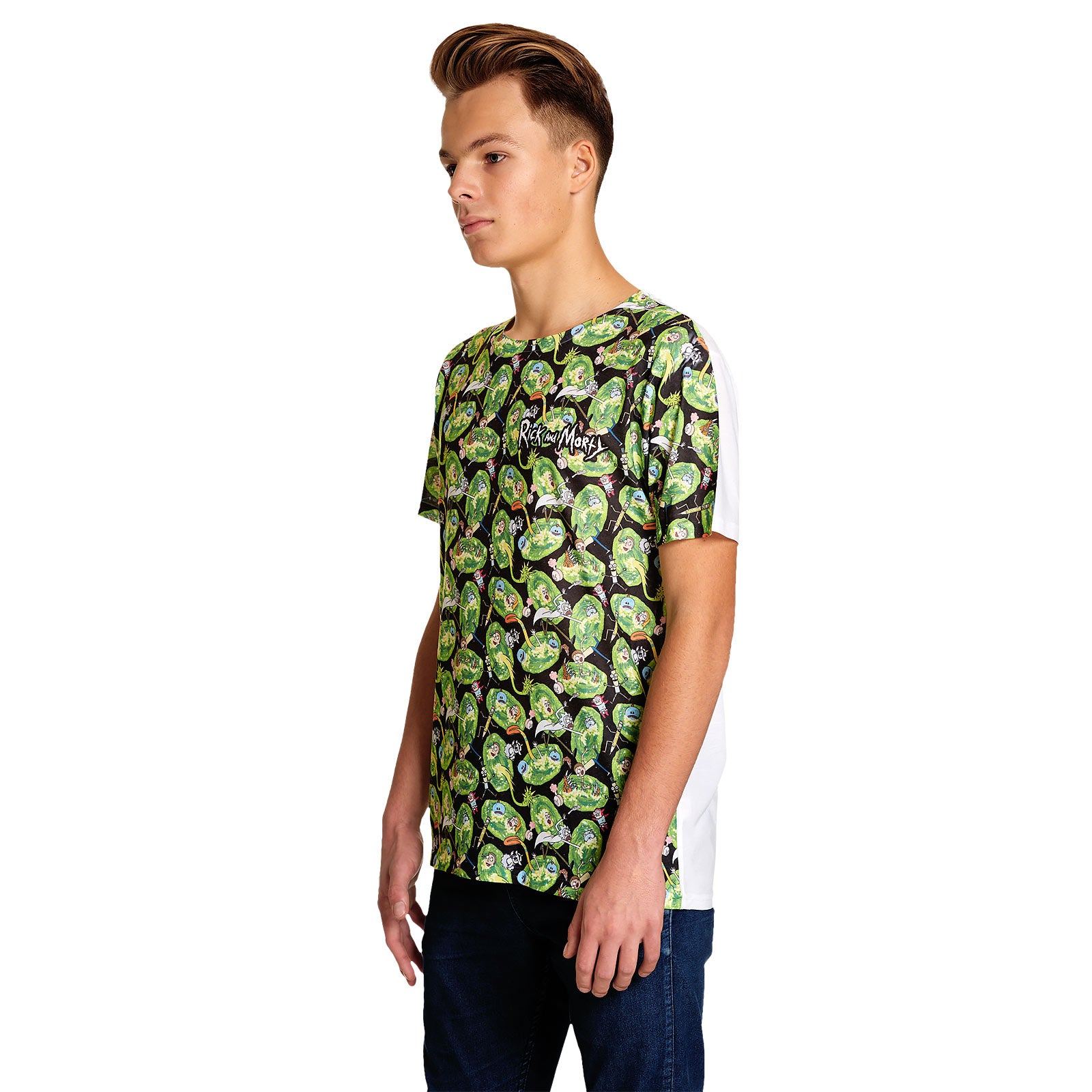 Imagen del producto Rick y Morty - Camiseta de Invasión Portal