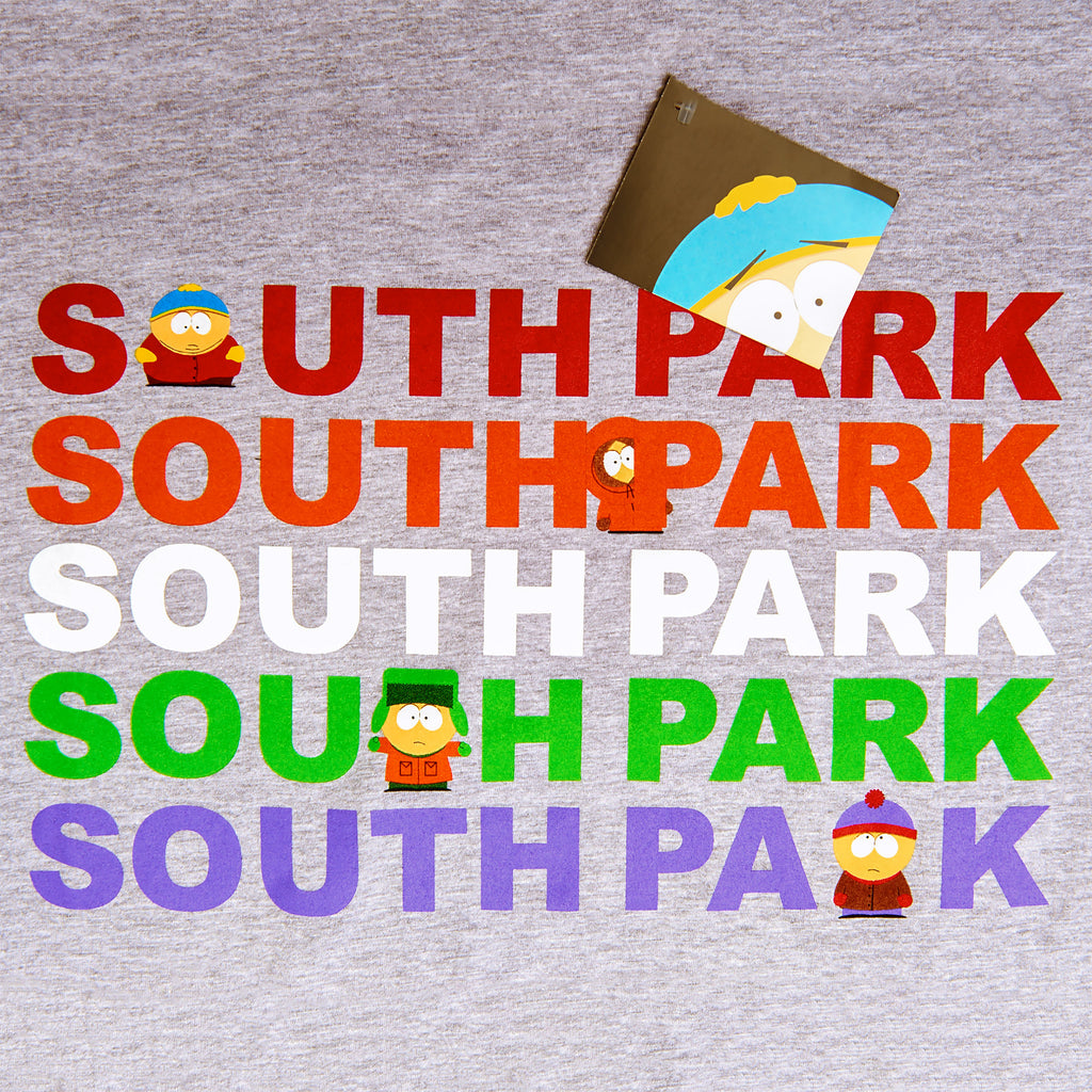 Imagen del producto South Park - Camiseta gris con logo del grupo