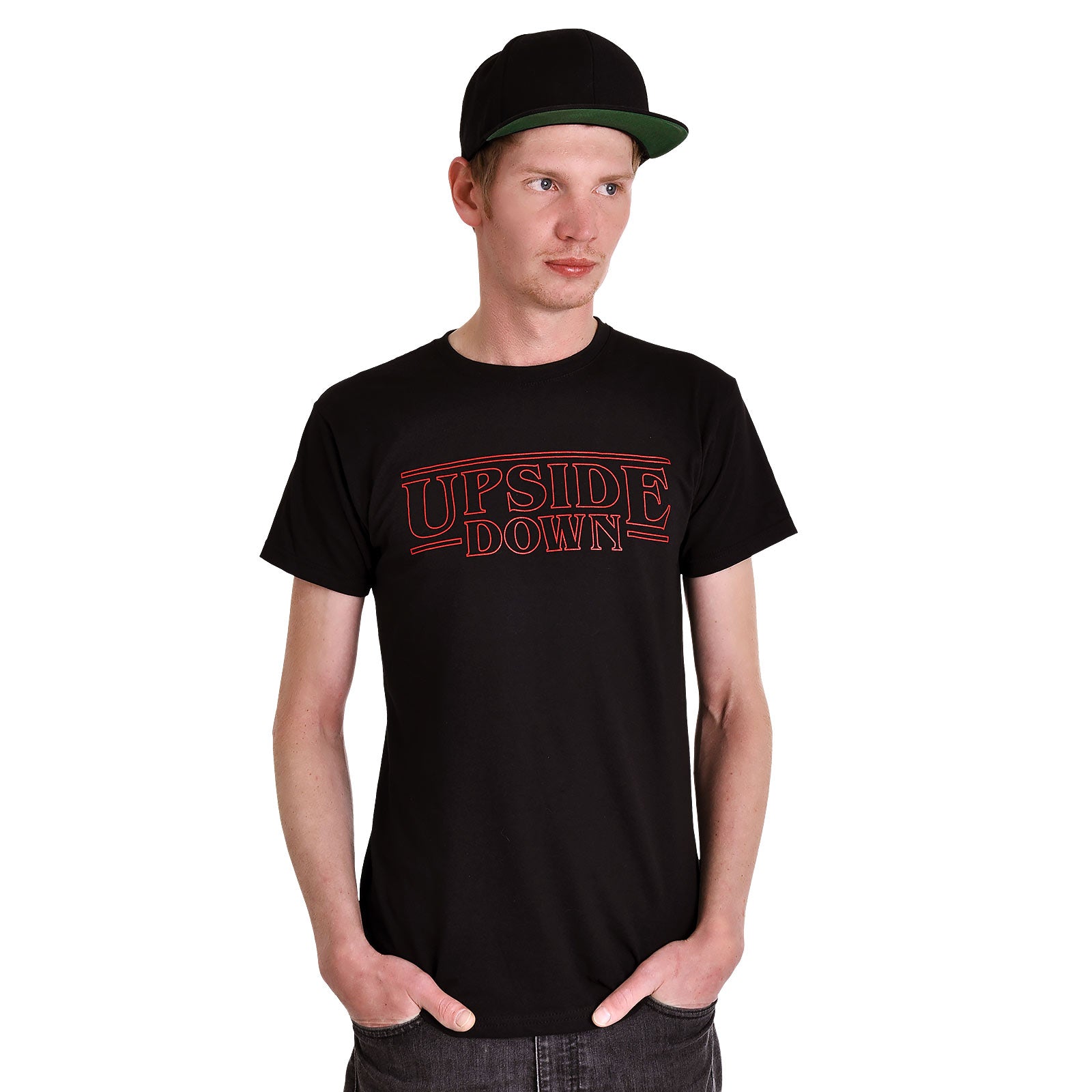 Imagen del producto Camiseta Upside Down negra