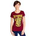 Imagen del producto Harry Potter - Camiseta de mujer con escudo de Gryffindor rojo