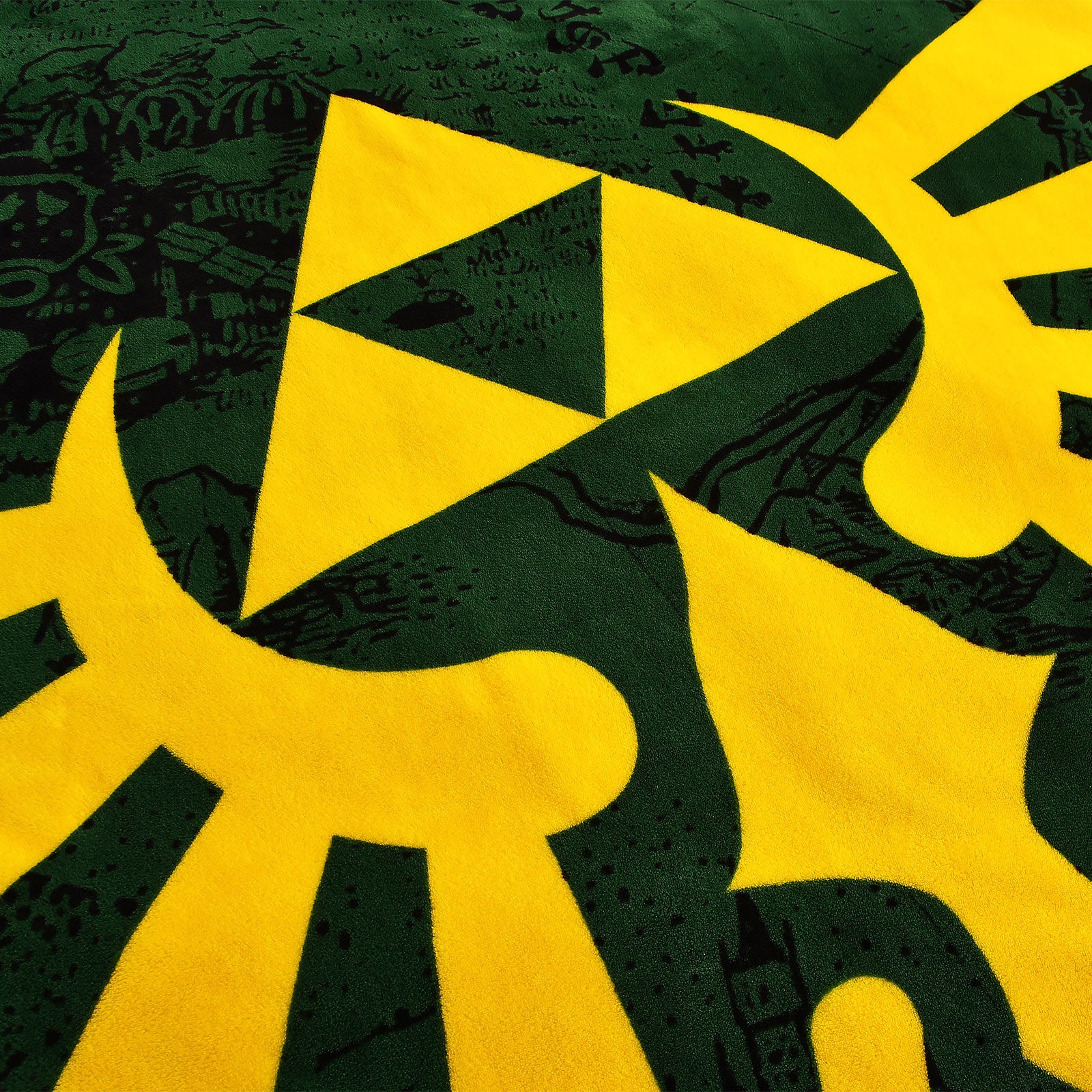 Imagen del producto Zelda - Manta de felpa con el logo de Hyrule