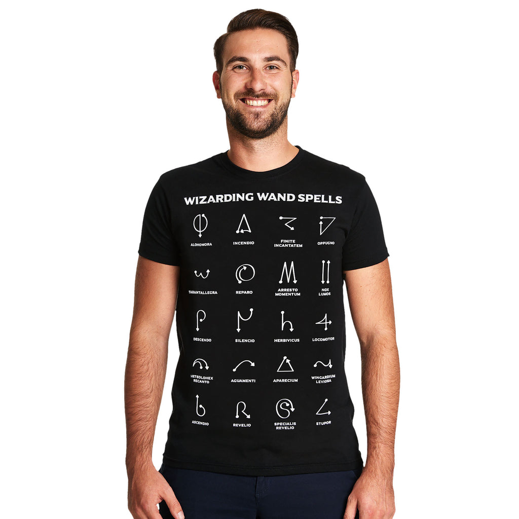 Imagen del producto Camiseta de gráfico de hechizos para fans de Harry Potter