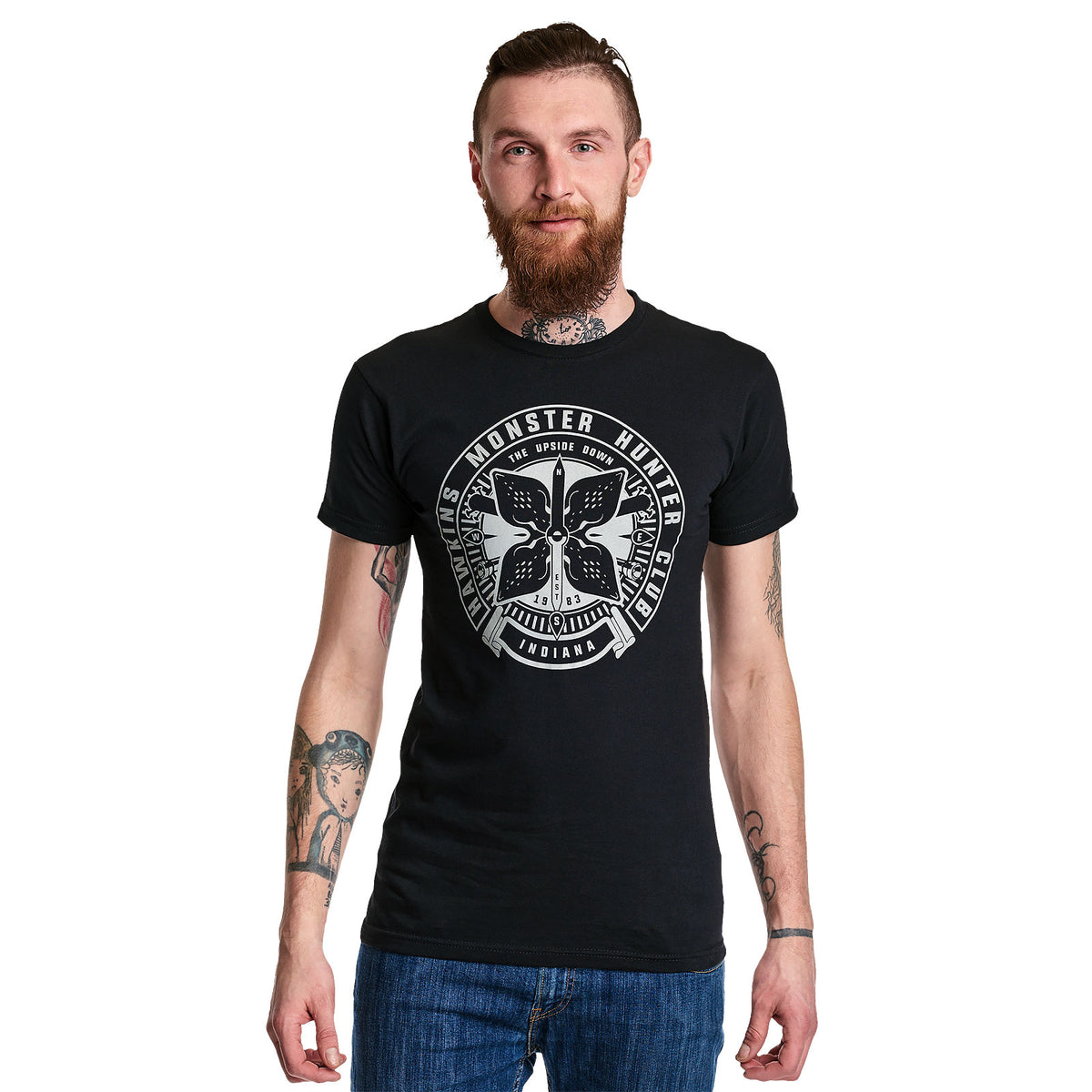Imagen del producto Camiseta Hawkins Hunter Club para fans de Stranger Things