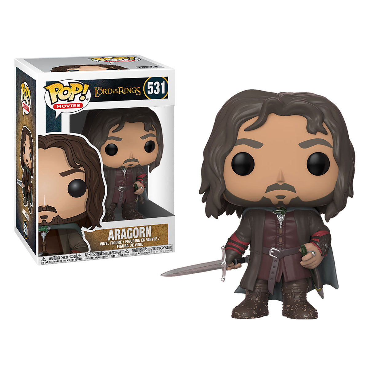 Imagen del producto El Señor de los Anillos - Figura Funko Pop de Aragorn