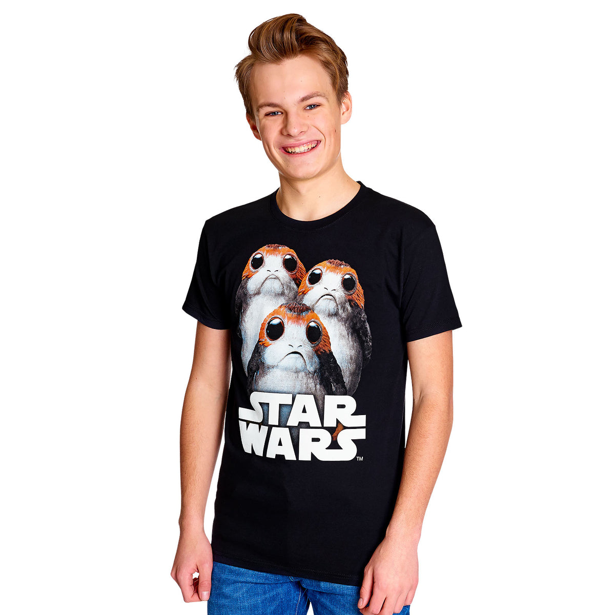 Imagen del producto Star Wars - Triple Porg Camiseta negra