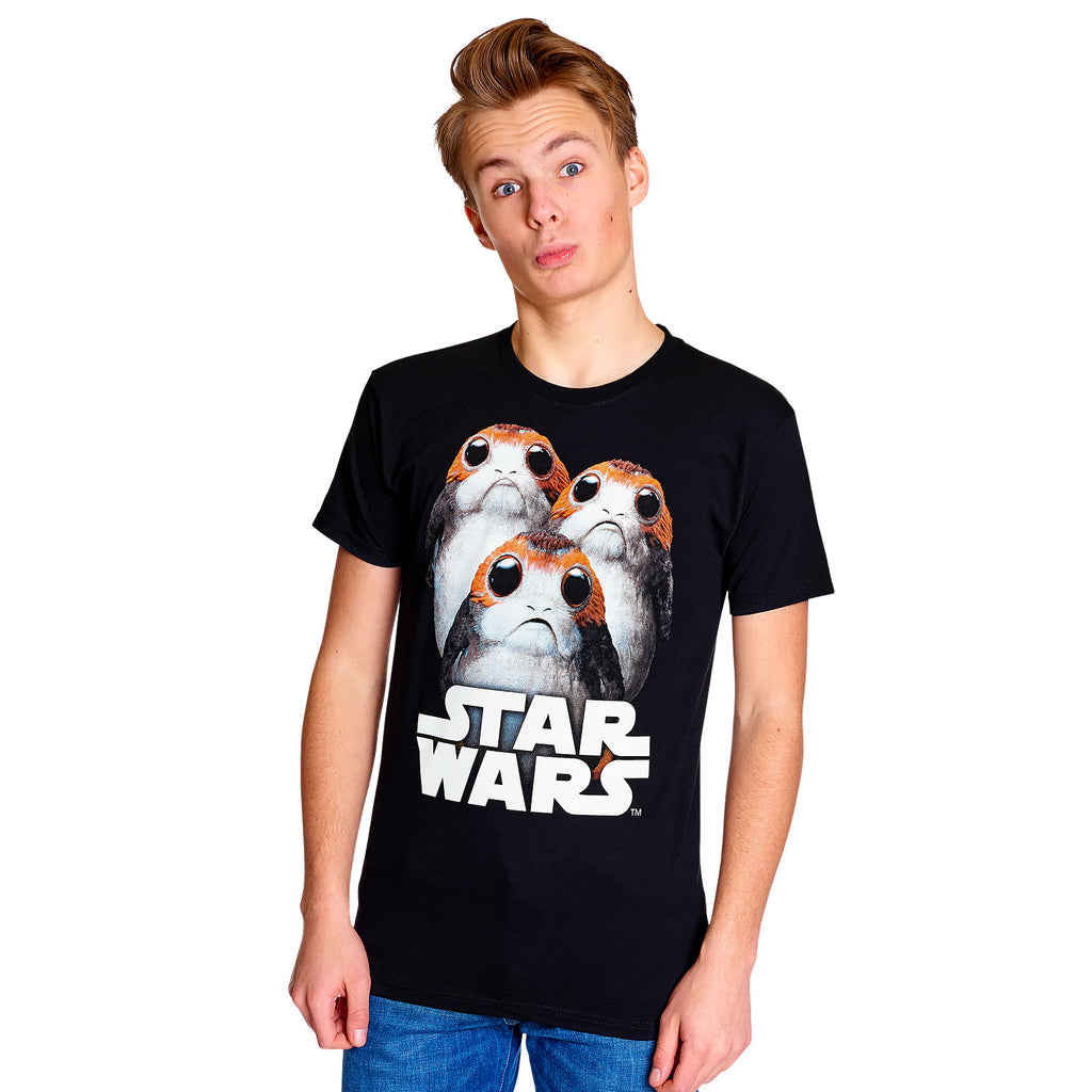 Imagen del producto Star Wars - Triple Porg Camiseta negra