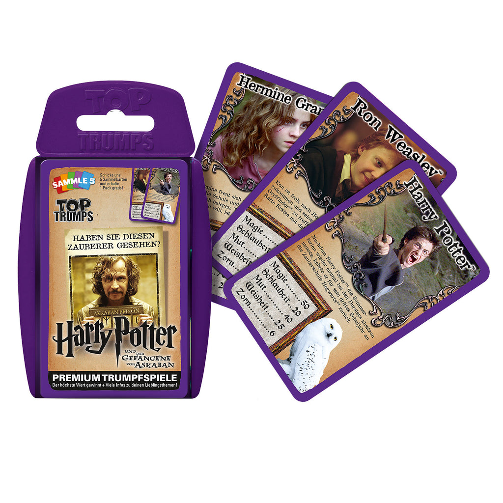 Imagen del producto Harry Potter y el Prisionero de Azkaban Top Trumps Tarjetas de Juego