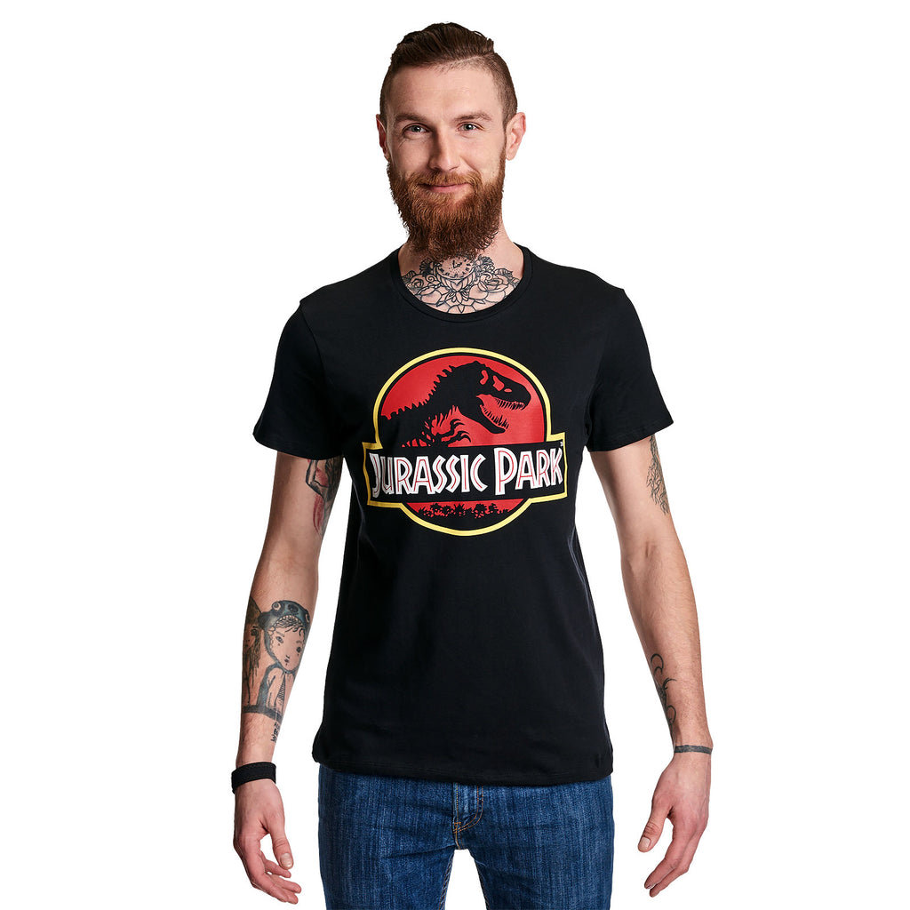 Imagen del producto Jurassic Park - Camiseta con logo negra
