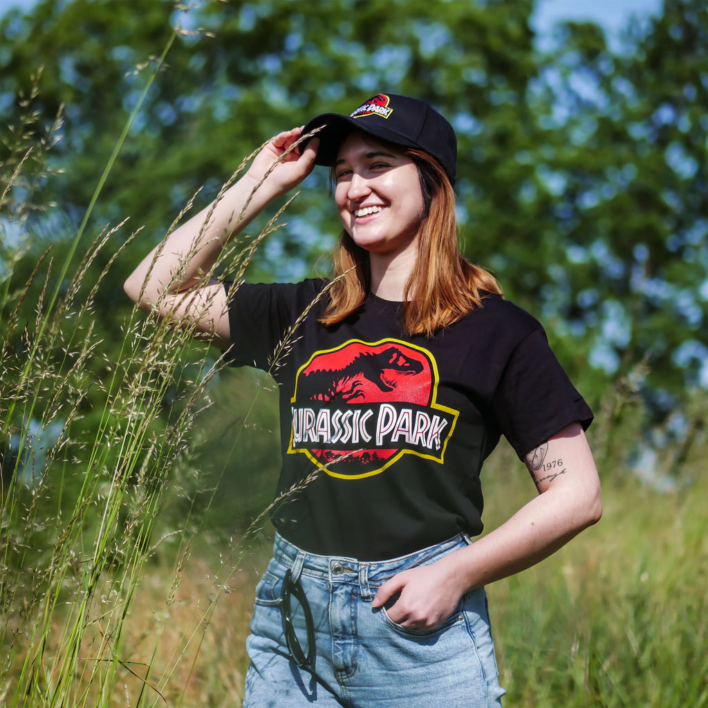Imagen del producto Jurassic Park - Camiseta con logo negra