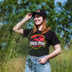 Imagen del producto Jurassic Park - Camiseta con logo negra