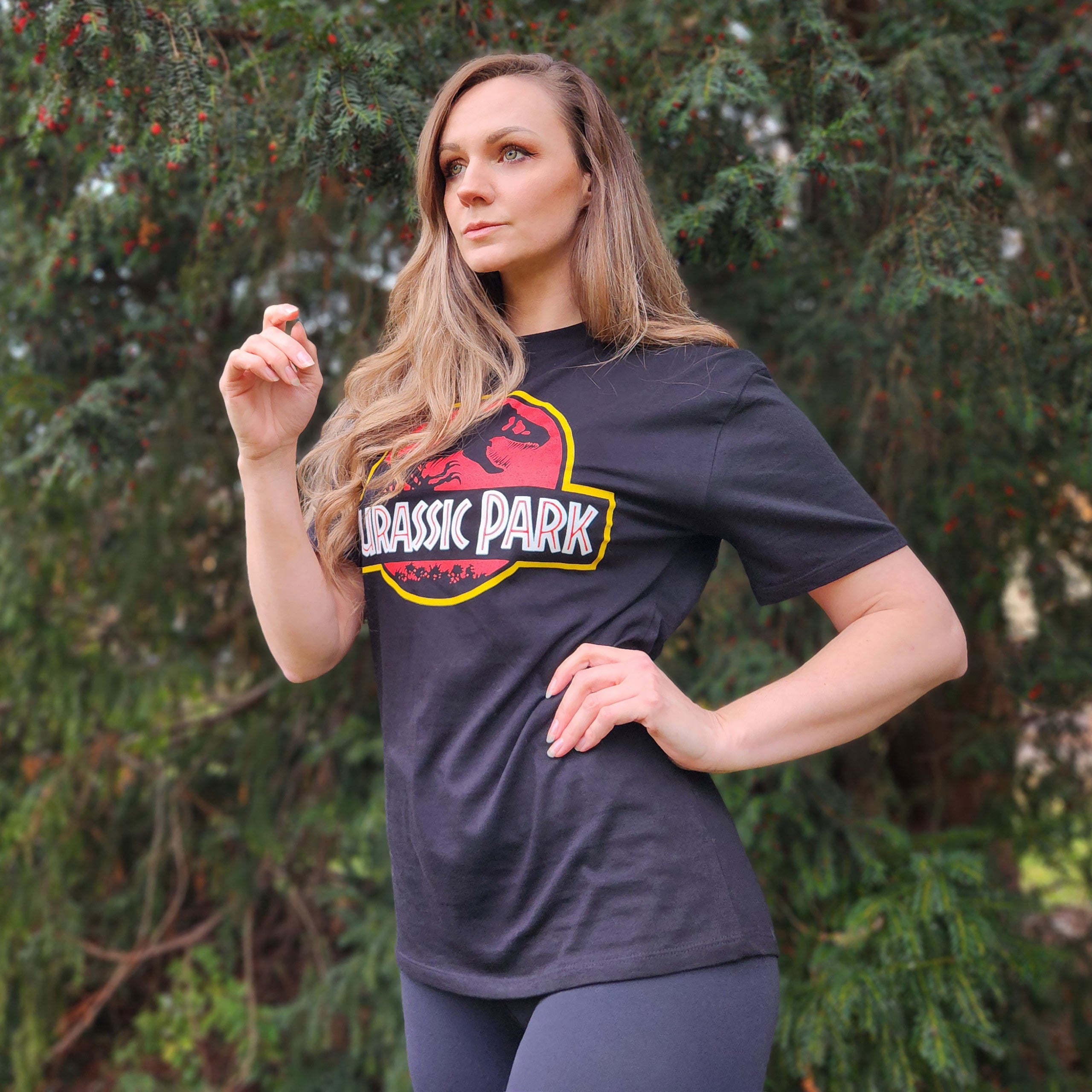 Imagen del producto Jurassic Park - Camiseta con logo negra