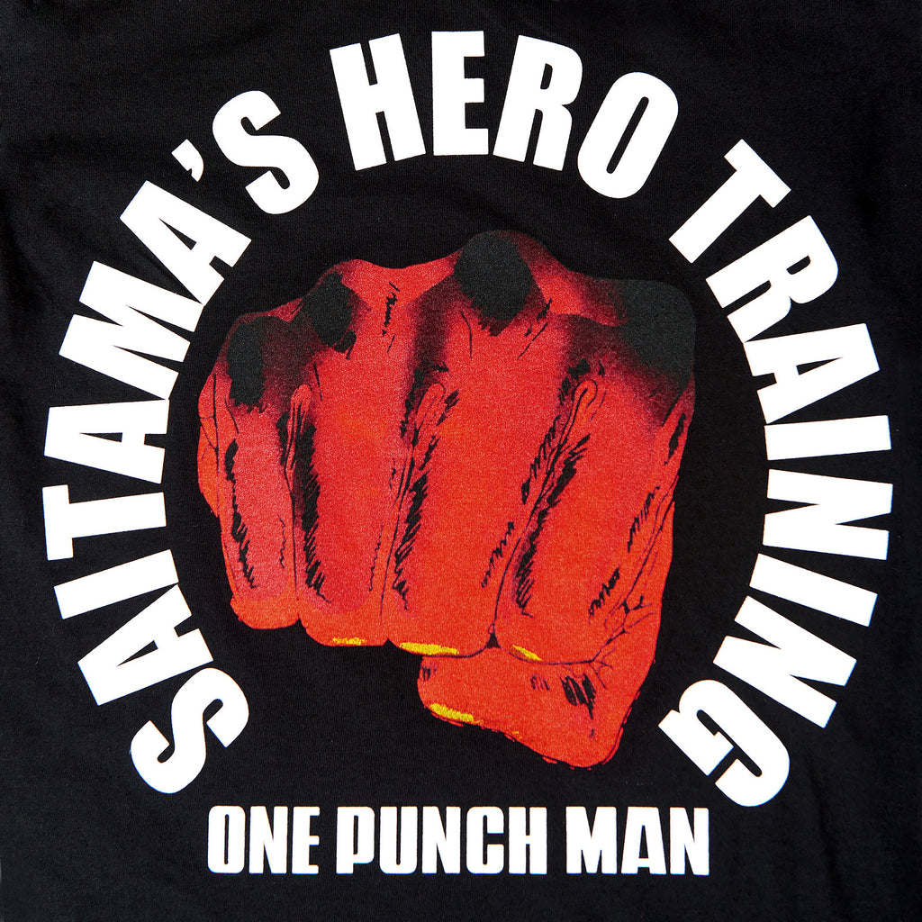 Imagen del producto One Punch Man - Camiseta de entrenamiento de héroe negra
