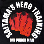 Imagen del producto One Punch Man - Camiseta de entrenamiento de héroe negra