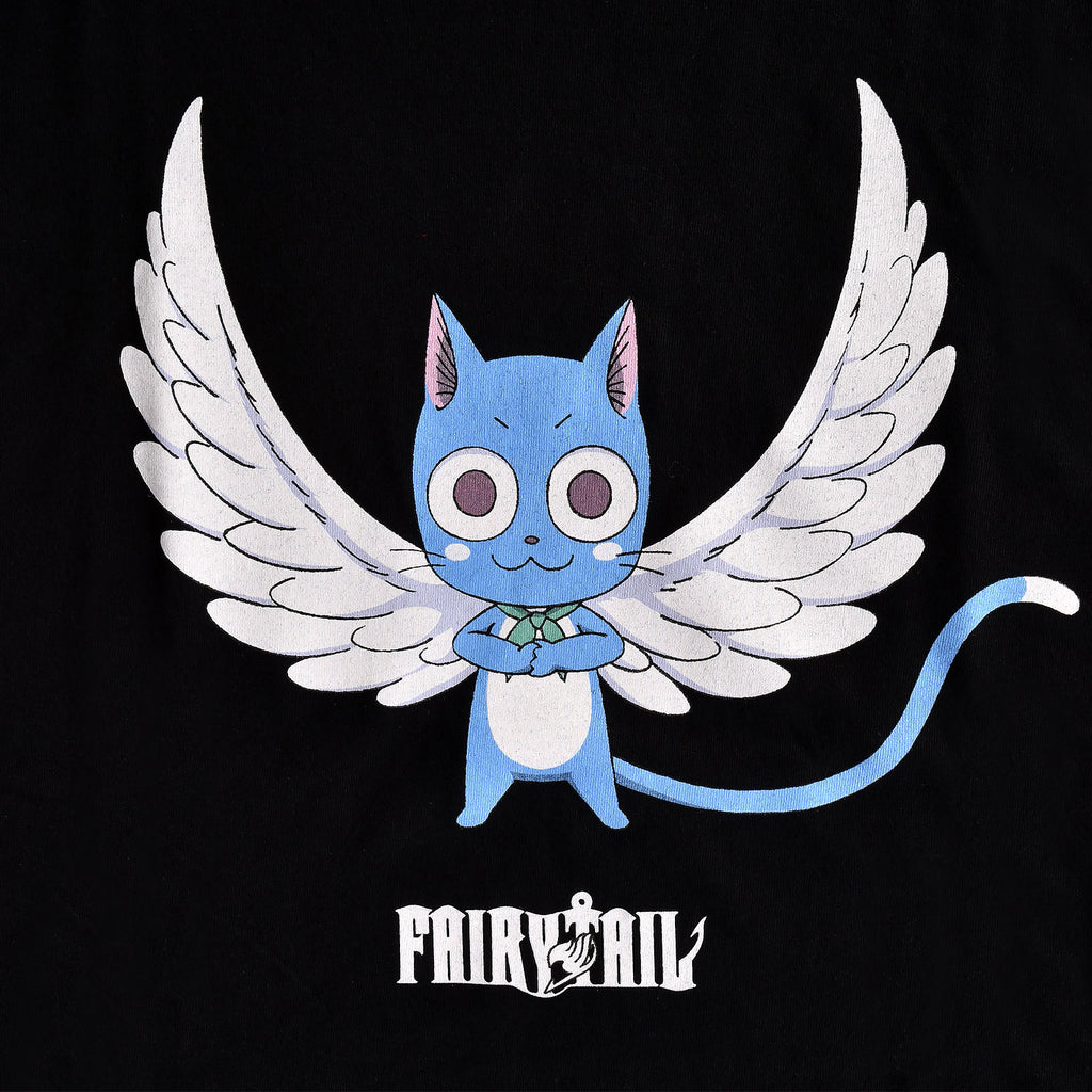 Imagen del producto Fairy Tail - Camiseta mágica Happy para mujer en negro