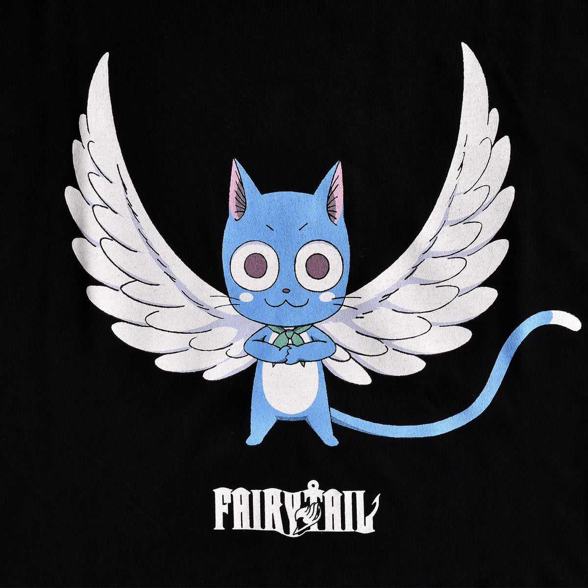 Imagen del producto Fairy Tail - Camiseta mágica Happy para mujer en negro