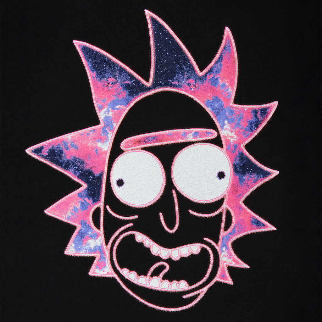Imagen del producto Rick y Morty - Neon Rick Glow in the Dark Camiseta negra