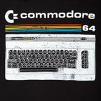 Imagen del producto Commodore 64 - Camiseta clásica de teclado negro