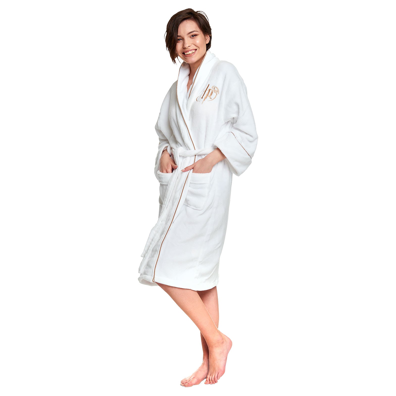 Imagen del producto Harry Potter - Bata de Snitch Dorada Mujer Blanca