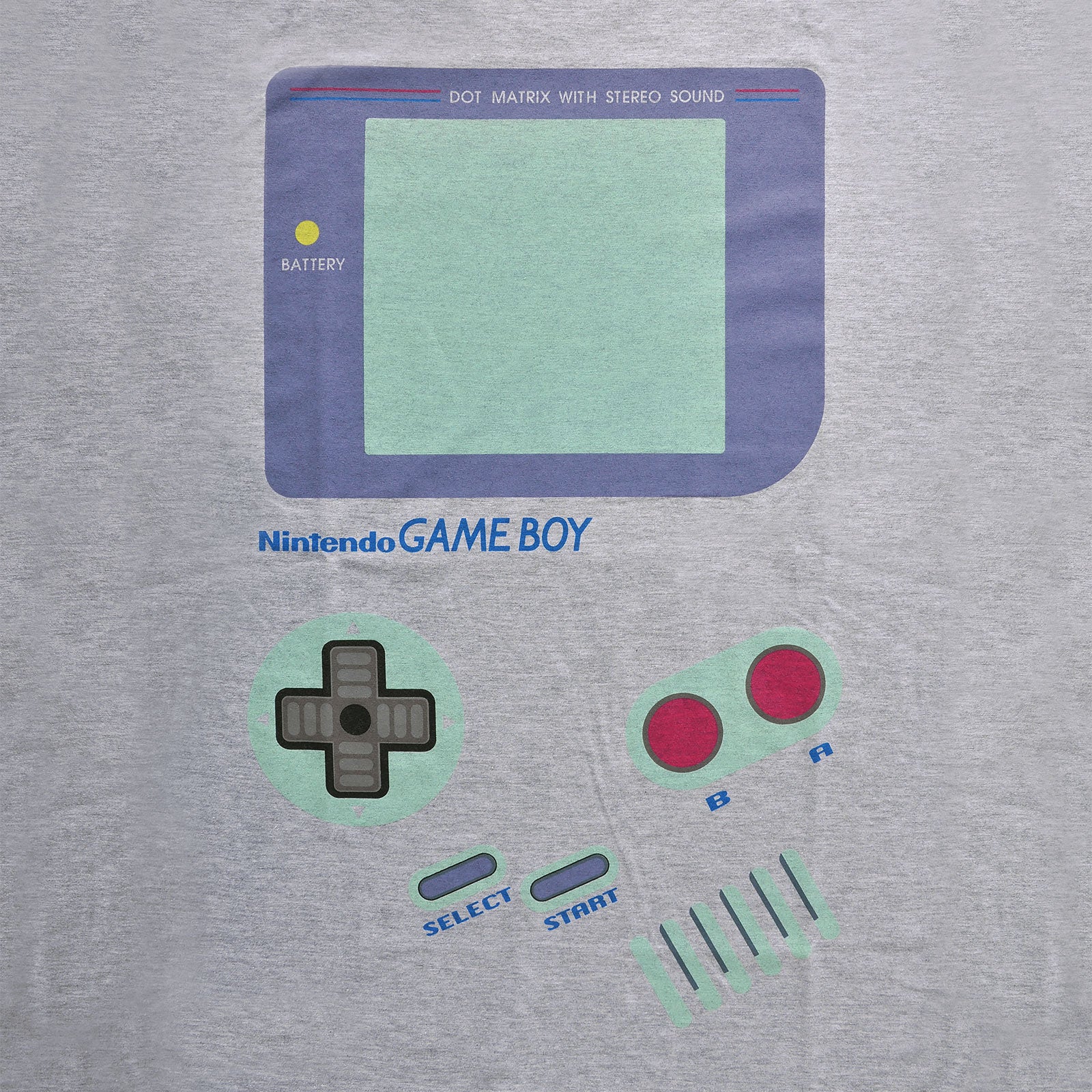 Imagen del producto Nintendo - Camiseta Game Boy gris